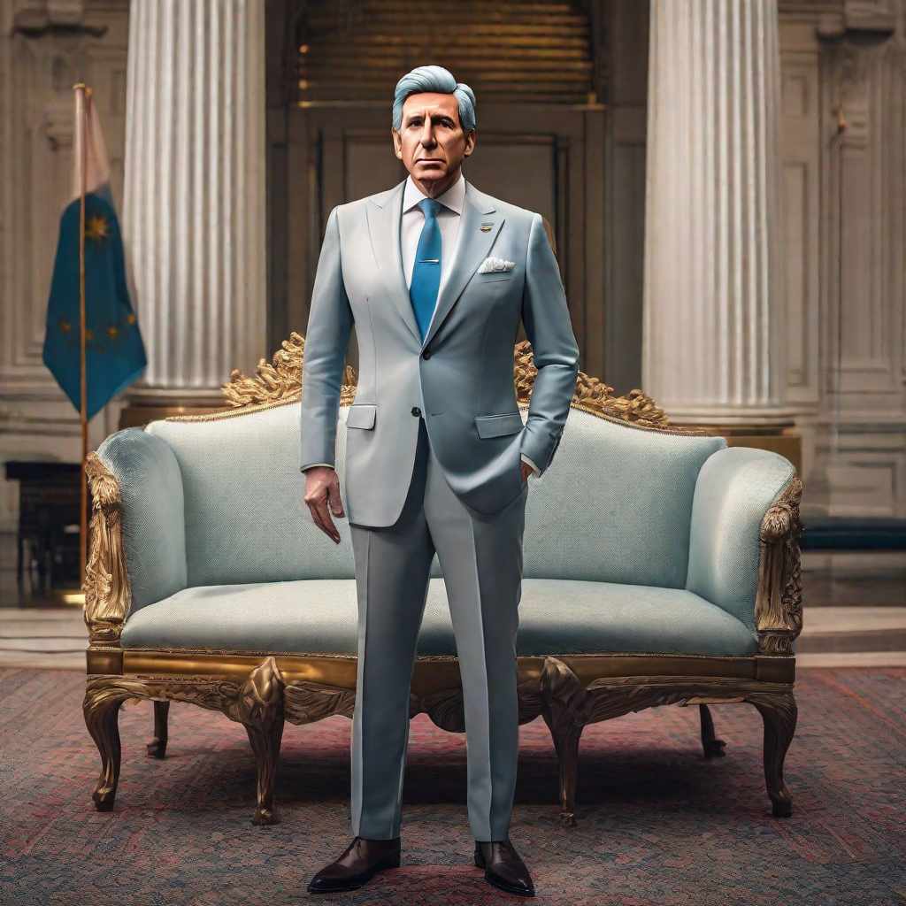  Quien va a ser el presidente de argentina hyperrealistic, full body, detailed clothing, highly detailed, cinematic lighting, stunningly beautiful, intricate, sharp focus, f/1. 8, 85mm, (centered image composition), (professionally color graded), ((bright soft diffused light)), volumetric fog, trending on instagram, trending on tumblr, HDR 4K, 8K