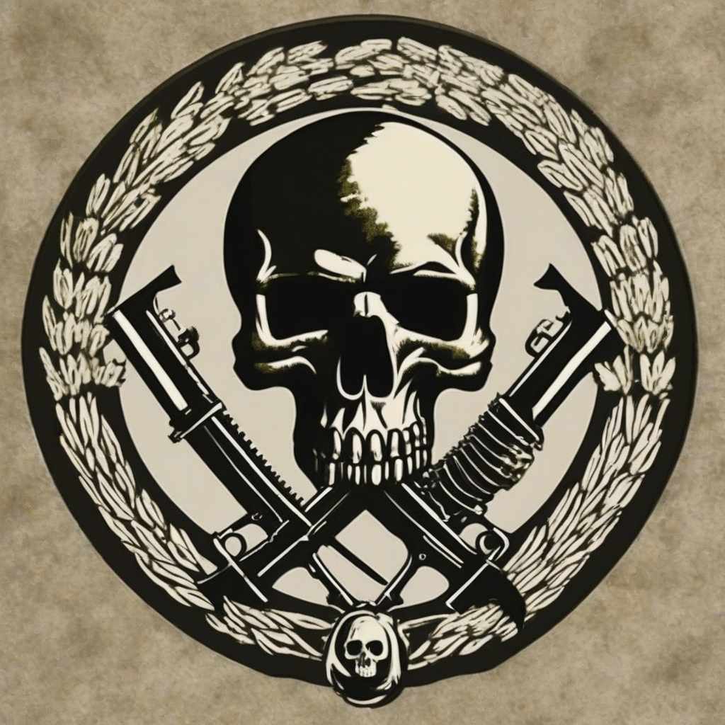  The emblem of the ČVK (Special Forces Unit) named "ČVK Mauser", features a skull.