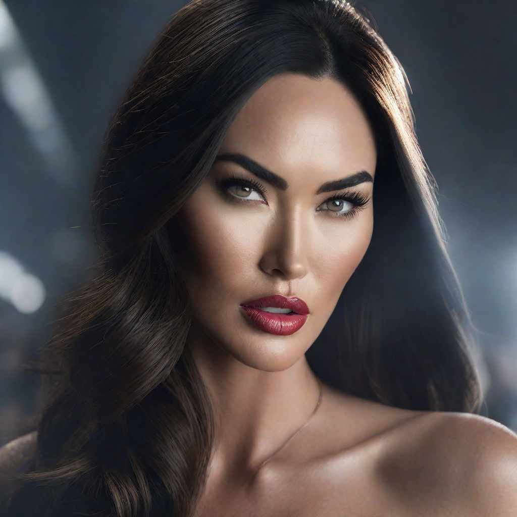  asian megan fox, hyperrealistic, full body, detailed clothing, highly detailed, cinematic lighting, stunningly beautiful, intricate, sharp focus, f/1. 8, 85mm, (centered image composition), (professionally color graded), ((bright soft diffused light)), volumetric fog, trending on instagram, trending on tumblr, HDR 4K, 8K